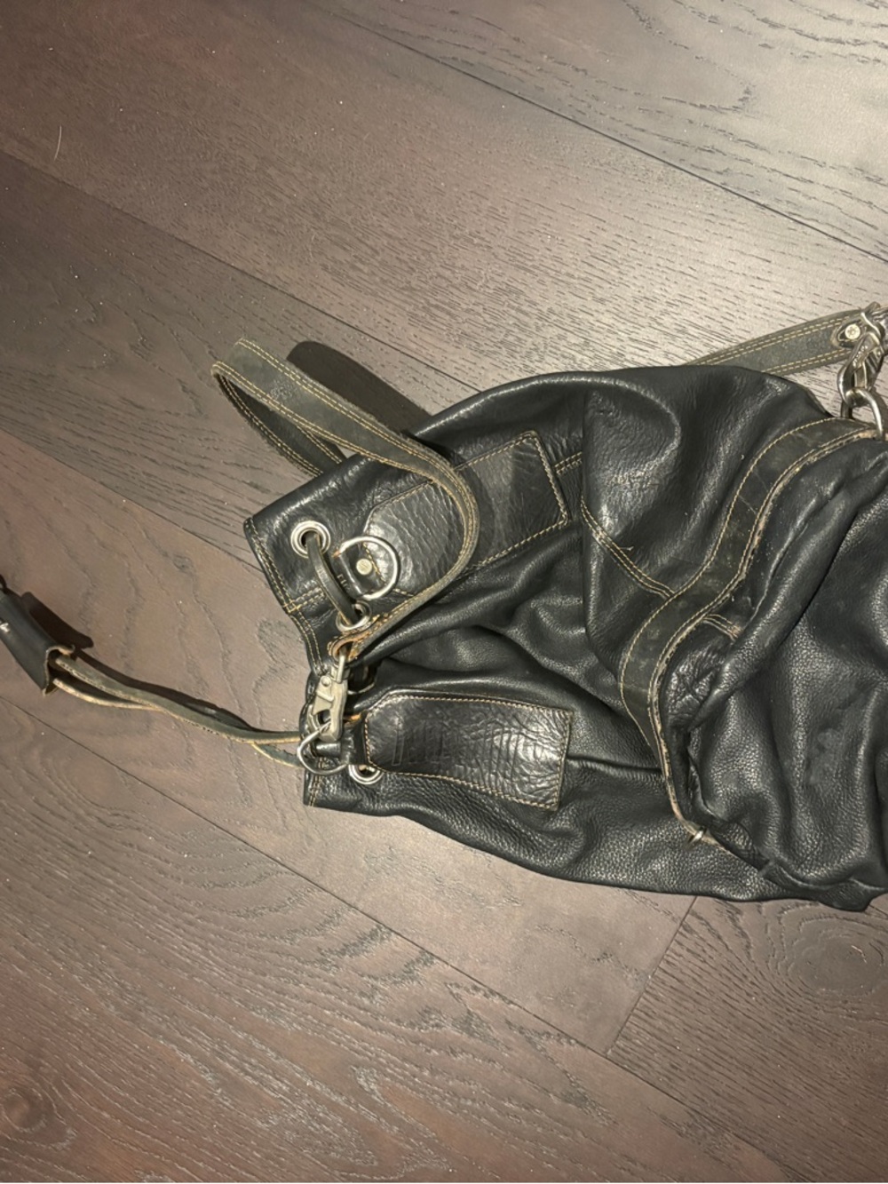 Rudsak Black Leather Satchel - Picture 3 of 3